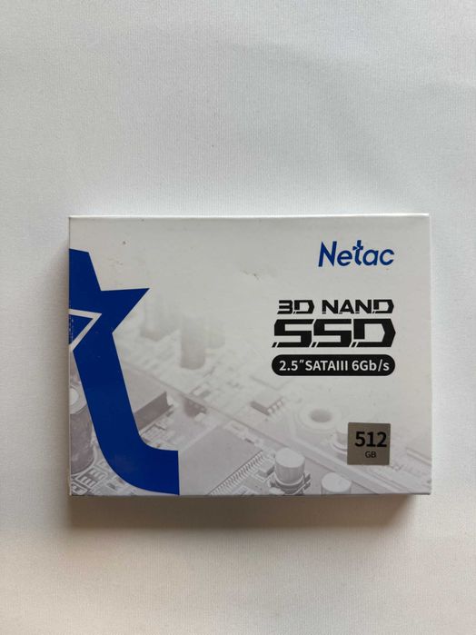 Netac 512GB SSD 3D NAND 2.5'' SATA III 6GB/s
