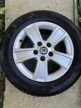 Jante aluminiu Skoda 15” cu anvelope vară noi Hankook 195/65 R15
