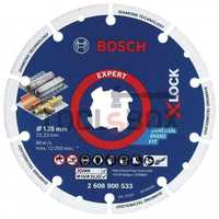 Диамантен диск за метал Bosch, X-LOCK ф125 x 22.23 м