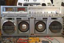 RADIO CASETOFON SHARP GF-777 Stereo Double Cassette Recorder
