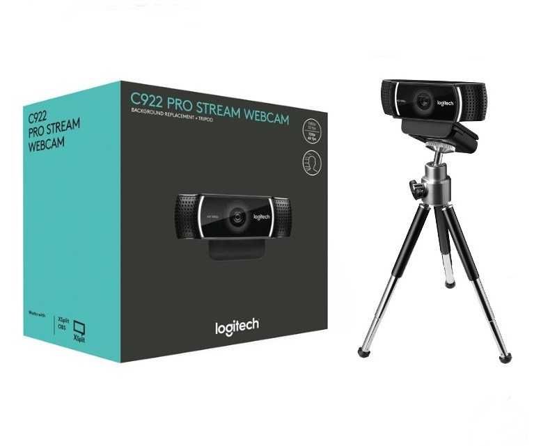 Camera web Logitech C922 HD Pro Stream HD 1080p noua sigilata