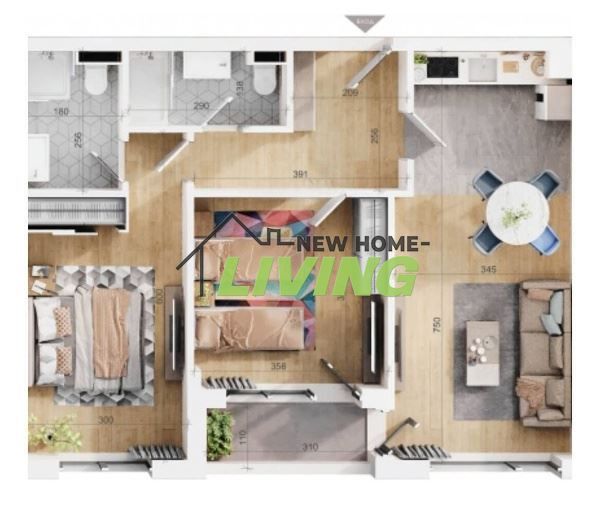 Продава се Тристаен апартамент в Пловдив, Тракия - 97 кв.м за 1732 €/кв.м - Снимка #6