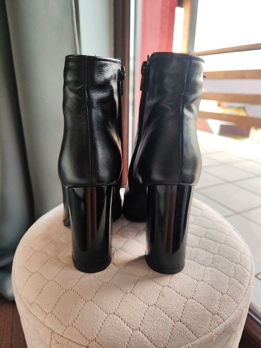 Botine piele naturala noi - mărime 34