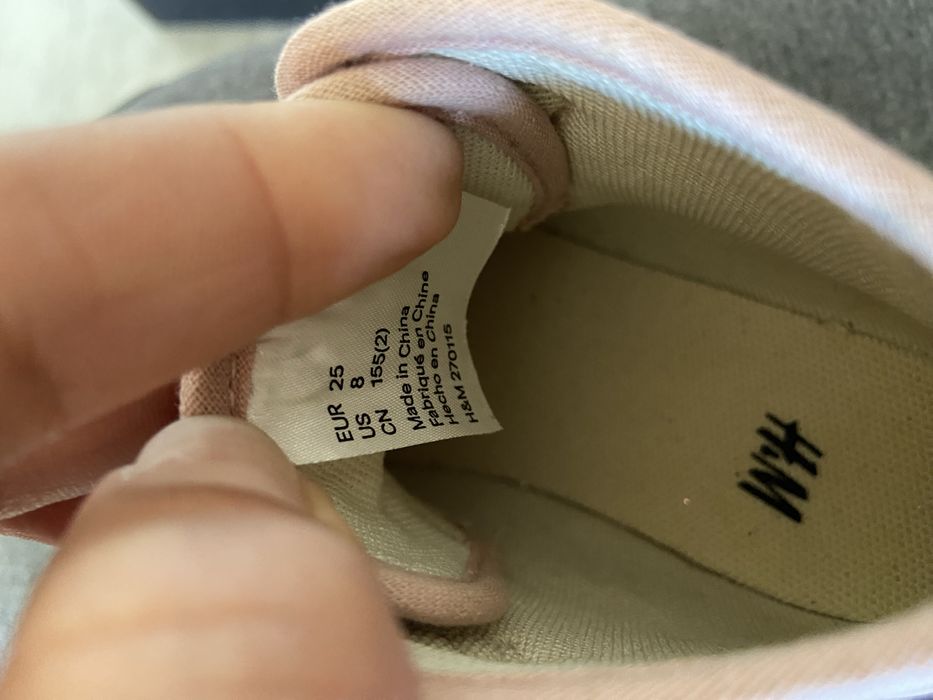 Блестящи кецове H&M 25 номер