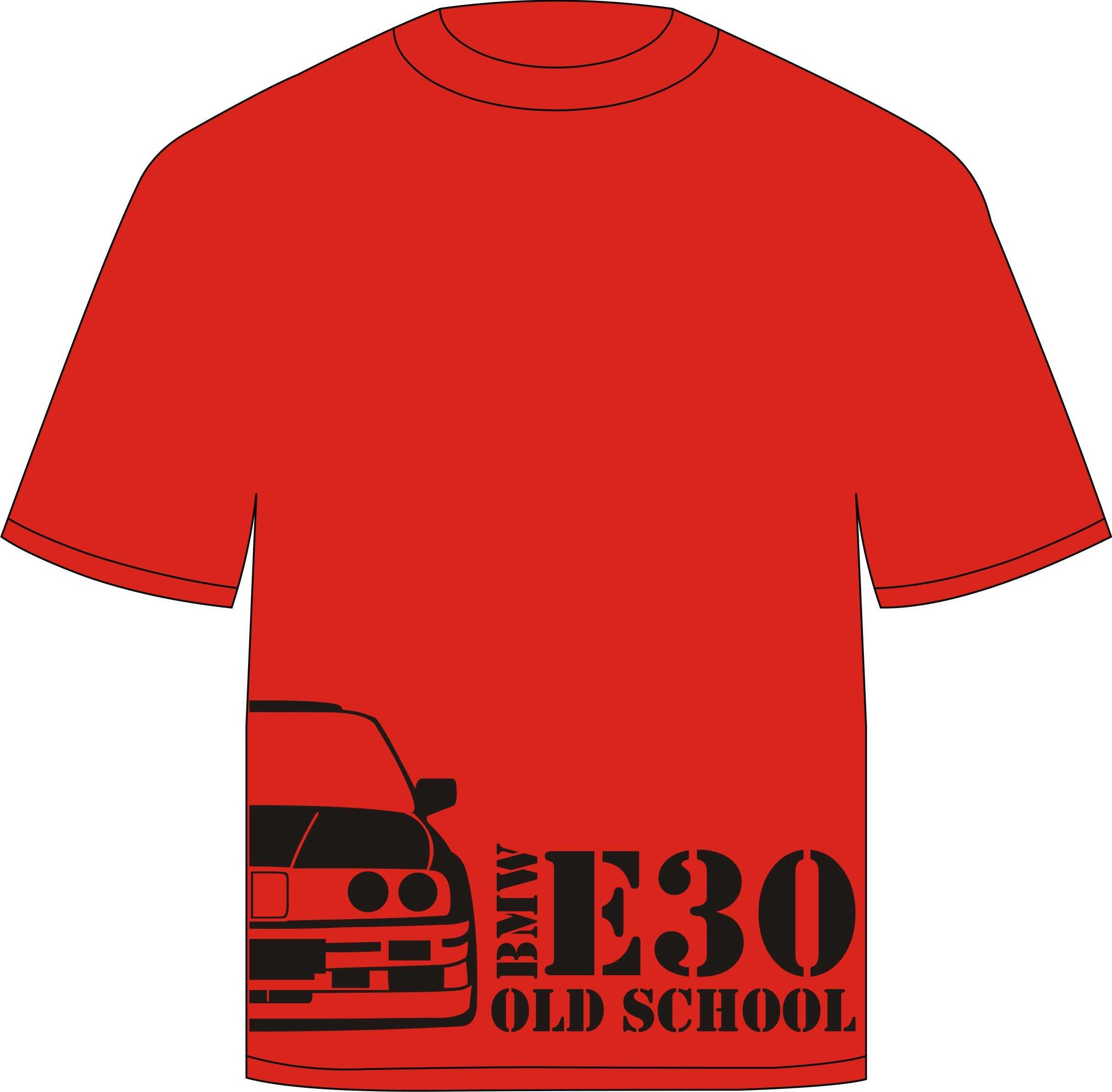 Tricou personalizat "BMW E30/E36 Old School"