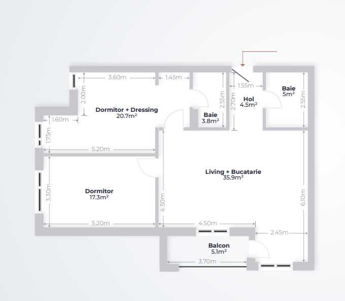 Apartament 3 camere MTM Pipera Lake