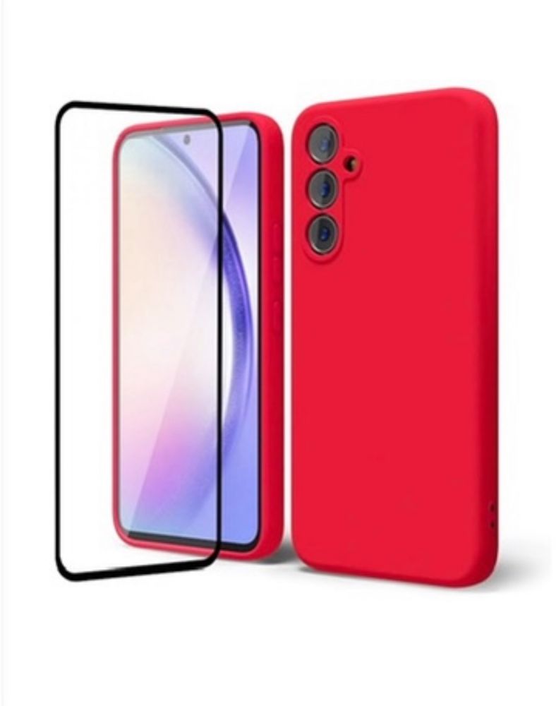 Folie Sticla 11D + Husa Guard Catifea Samsung A21S/A22/A23/A24/A25/A26