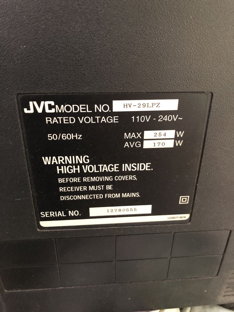 Продам телевизор JVC + DVD