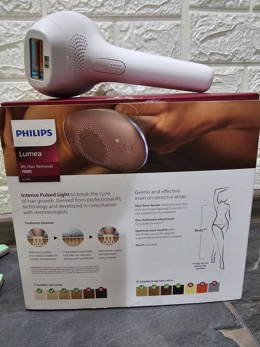 Лазерен фотоепилатор Philips Lumea 7000