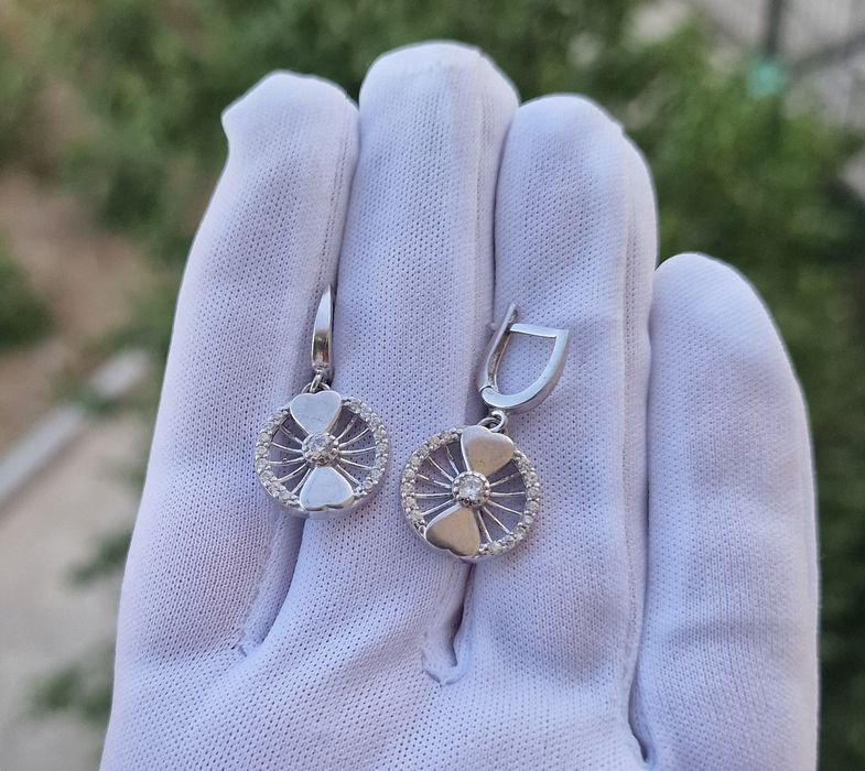 Серьги Серебро 925.