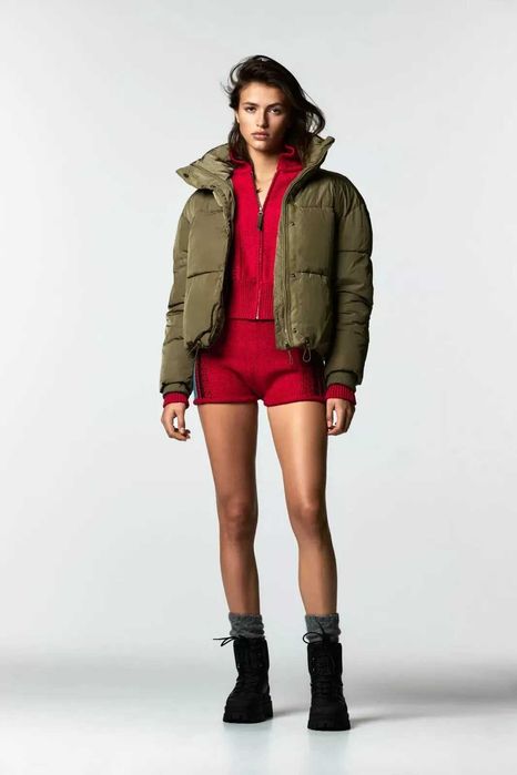 Ново пухено яке Zara, S