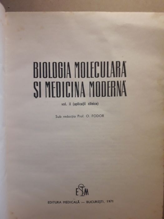 Biologia moleculara si medicina moderna