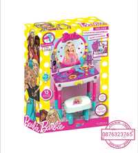 Барби Barbie Оригинална тоалетка с бижута с столче 80см
