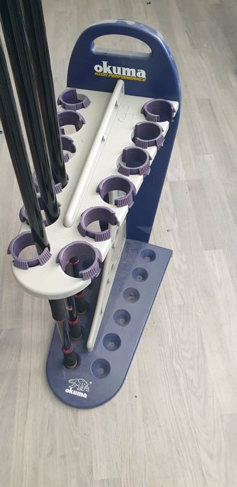 Стойка за въдици ,оргинална Okuma,излагане,съхранение