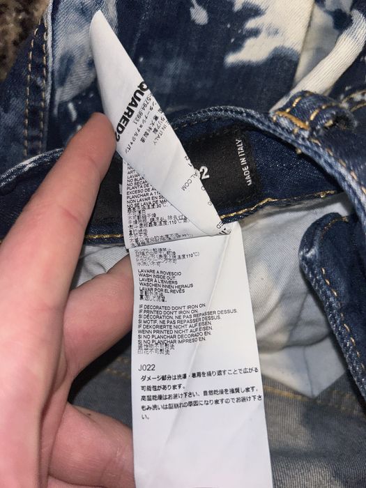 Blugi dsquared2 Bleached Jeans