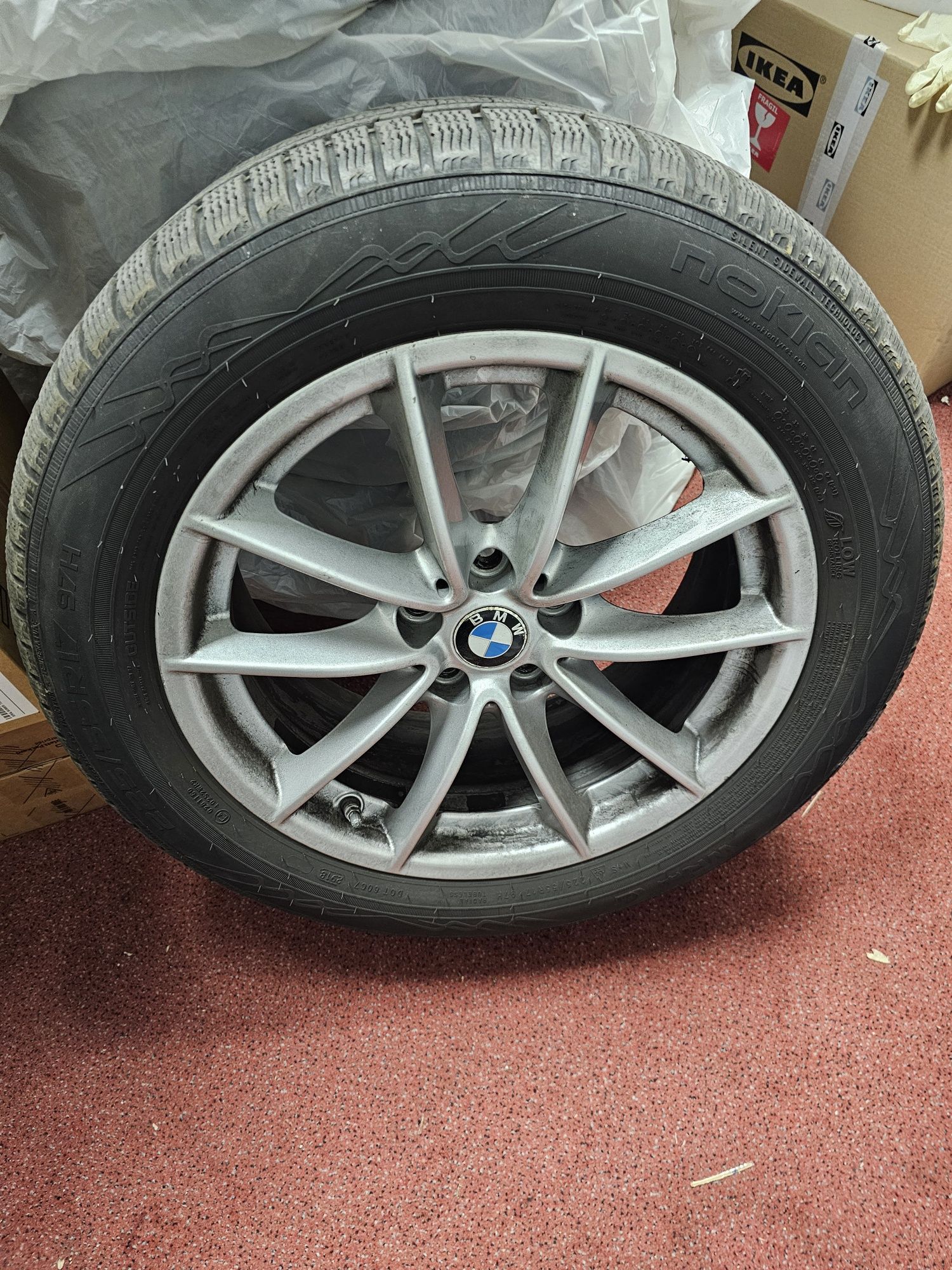 Jante / Roti Complete Iarna BMW Seria 5 G30 17 inch  Iarna Nokian