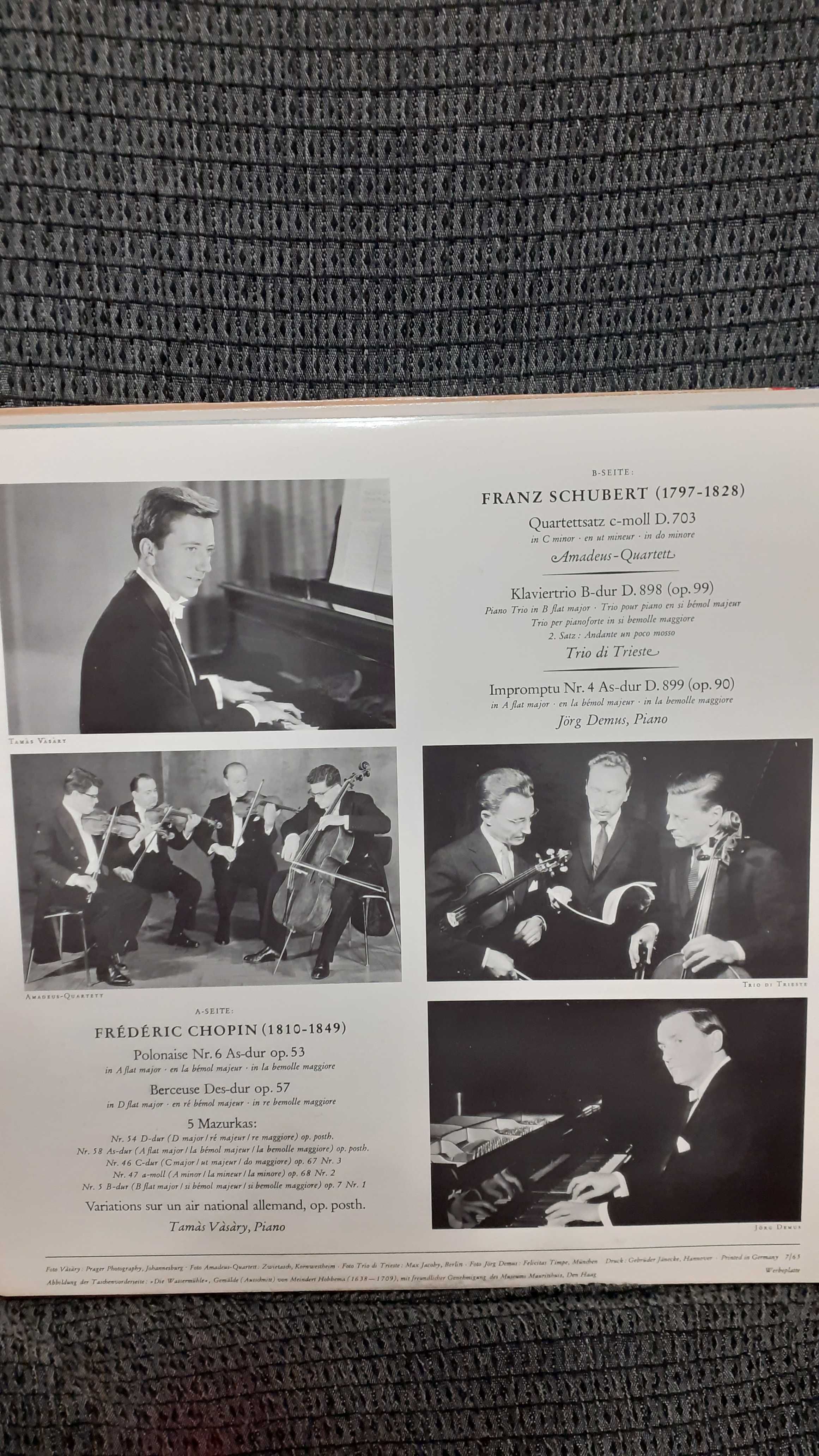 Discuri vinyl muzica clasica Pavarotti Domingo Chopin Schubert Liszt