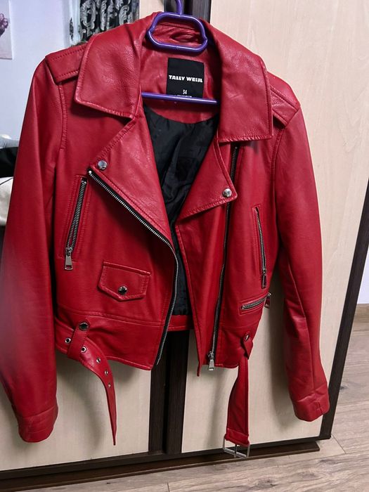 Geaca piele,mărimea 34, superbă