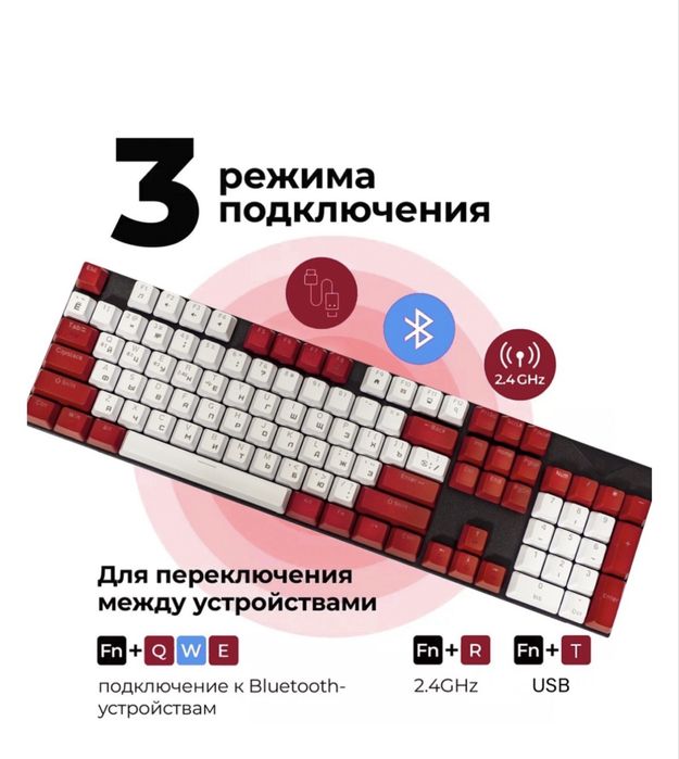 Клавиатура Two Hands Up FVQ302 черный новый