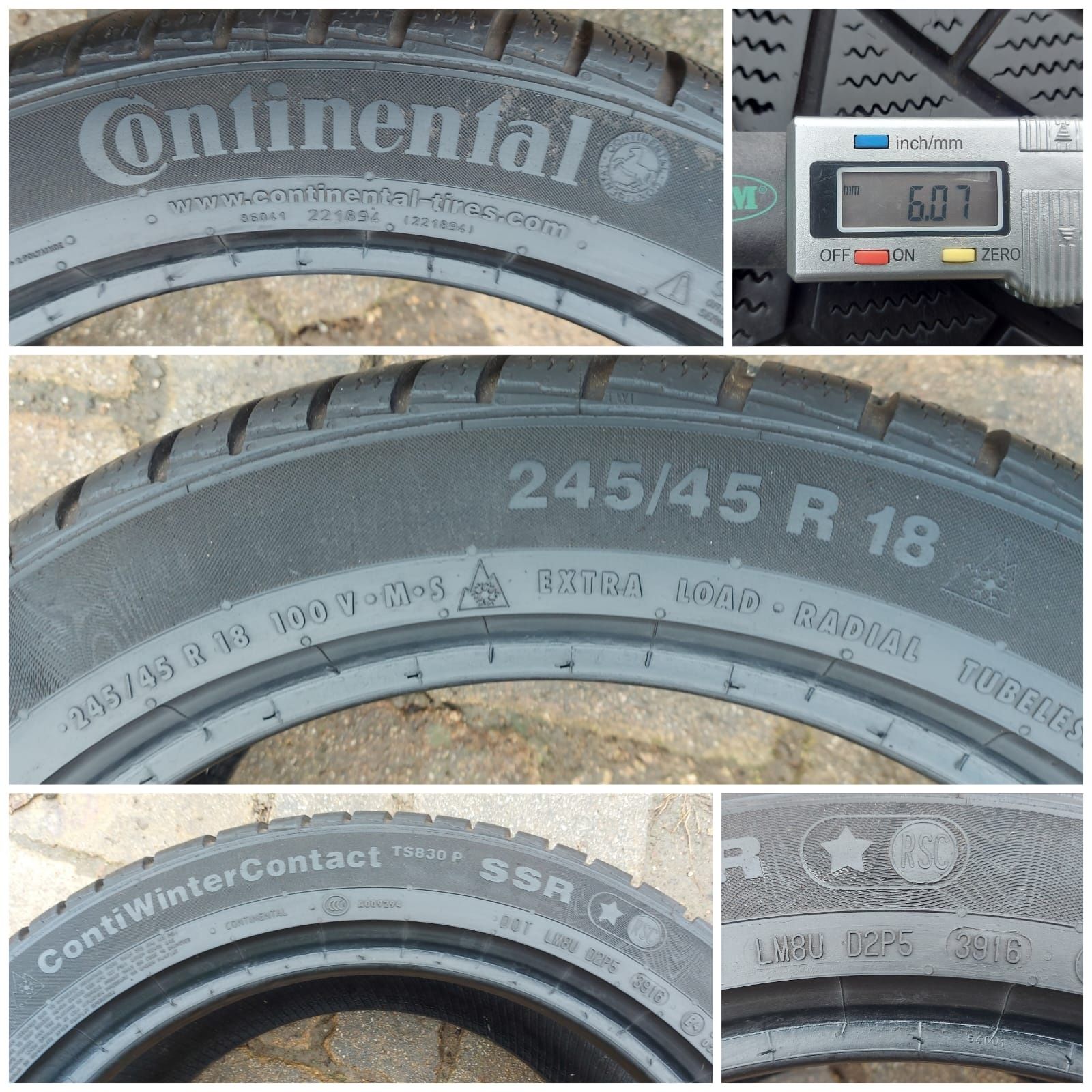 O bucată 275/245 45/40 R18 M+S iarnă - una Pirelli Continental