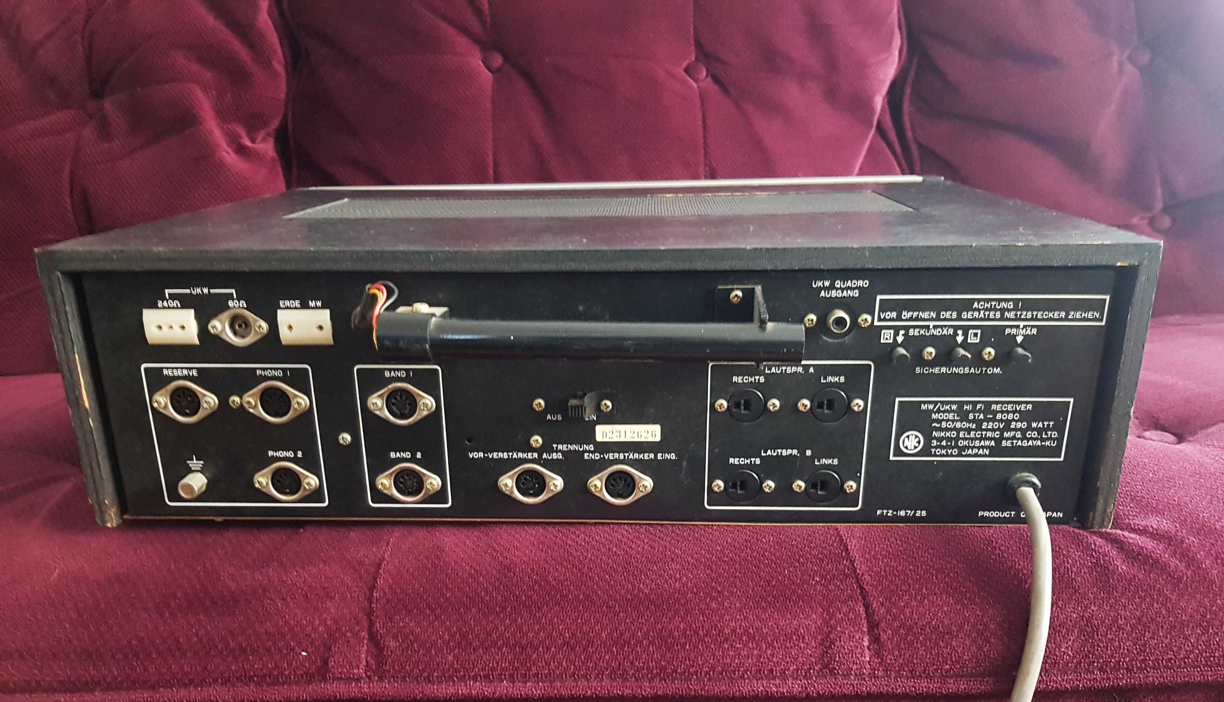 receiver (amplituner) vintage HiFi  NIKKO STA 8080