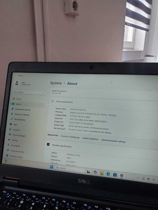 Laptop Dell Latitude 5490