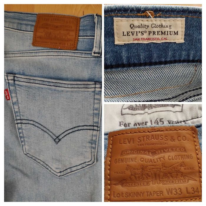 BOSS 36/34, LEVI'S 33/34 мъжки дънки