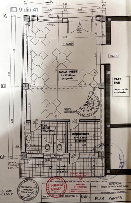 Spatiu comercial 100 mp Inchiriat / Vânzare
