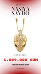Tilla taqinchoq "Mystic Serpent" Bvlgari uslubida