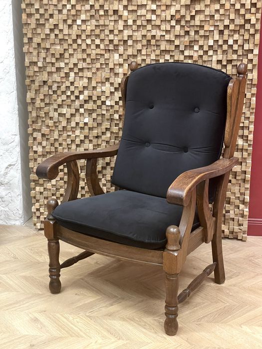 Fotoliu Vintage din lemn masiv