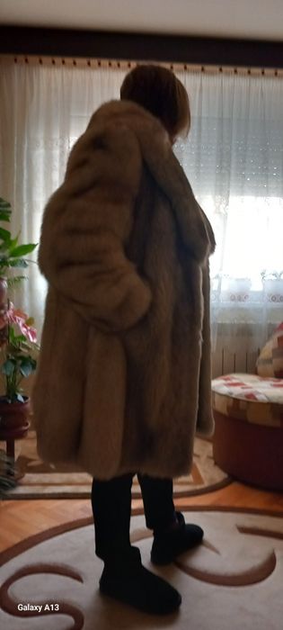 Haina blana vulpe argintie ELEGANCE CREATION