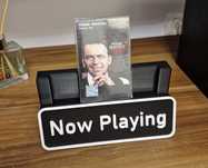 Suport "Now Playing" 3 in 1 - casete, cd audio si discuri vinil.