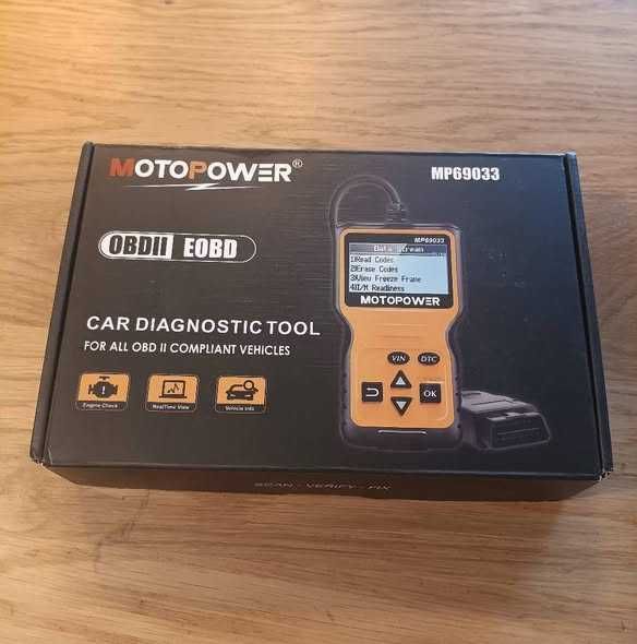 OBD2 Авто диагностичен скенер, чете и трие грешки, DTC библиотека