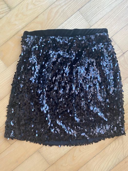 Нова пола с пакети M&S, с велур на колана, размер S