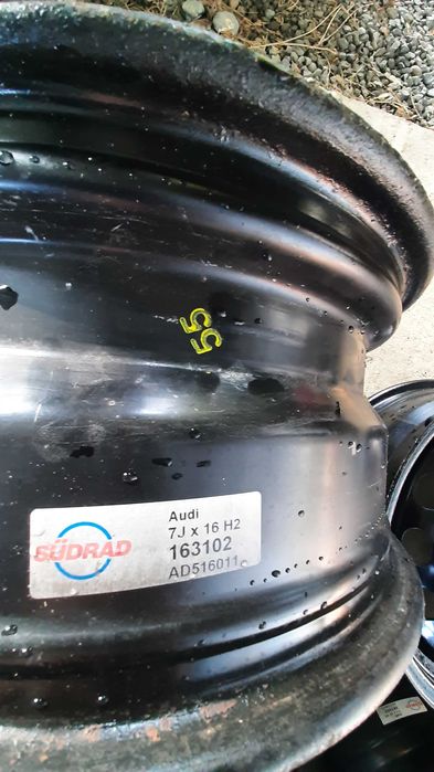 Jante tabla VW , AUDI , SEAT  pe 16 '' set de 4 bucati