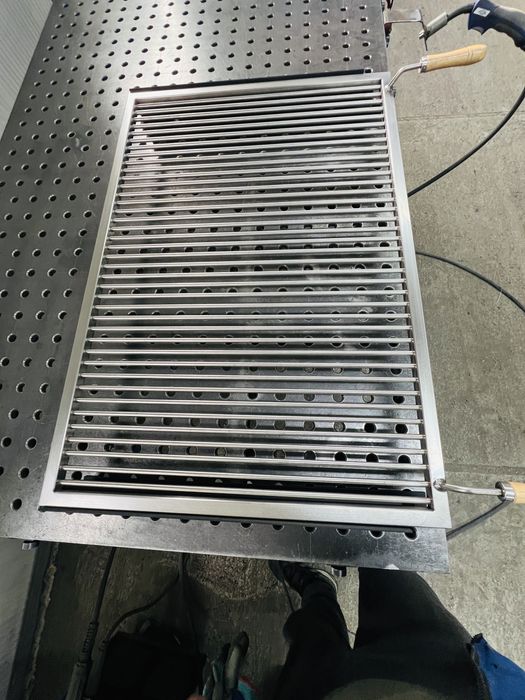 Grill inox/gratar INOX(bare rotative) 8mm