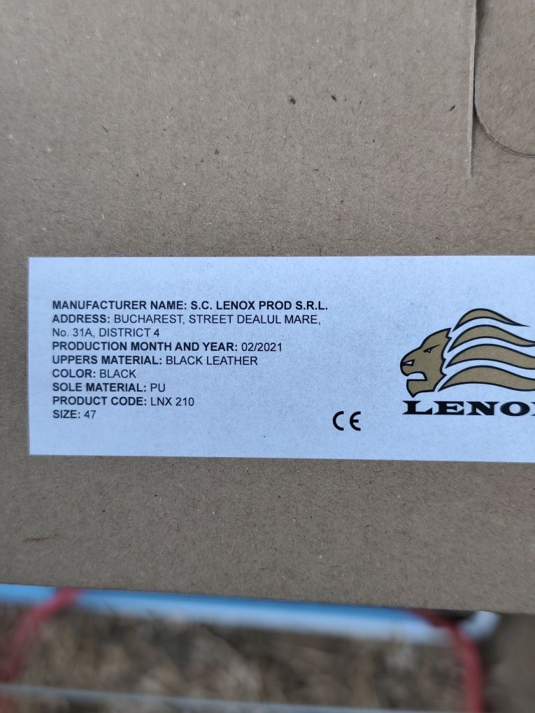 Продавам нови обувки номер 47 от естествена кожа Lenox.