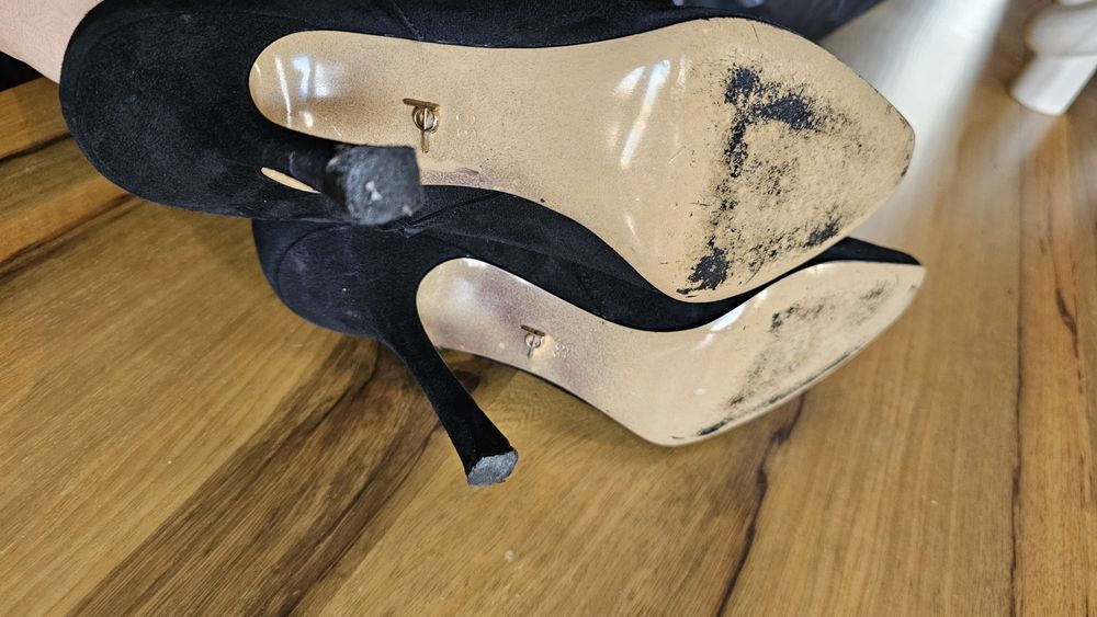 Ботуши от естествен велур, Eva Longoria, 39 номер