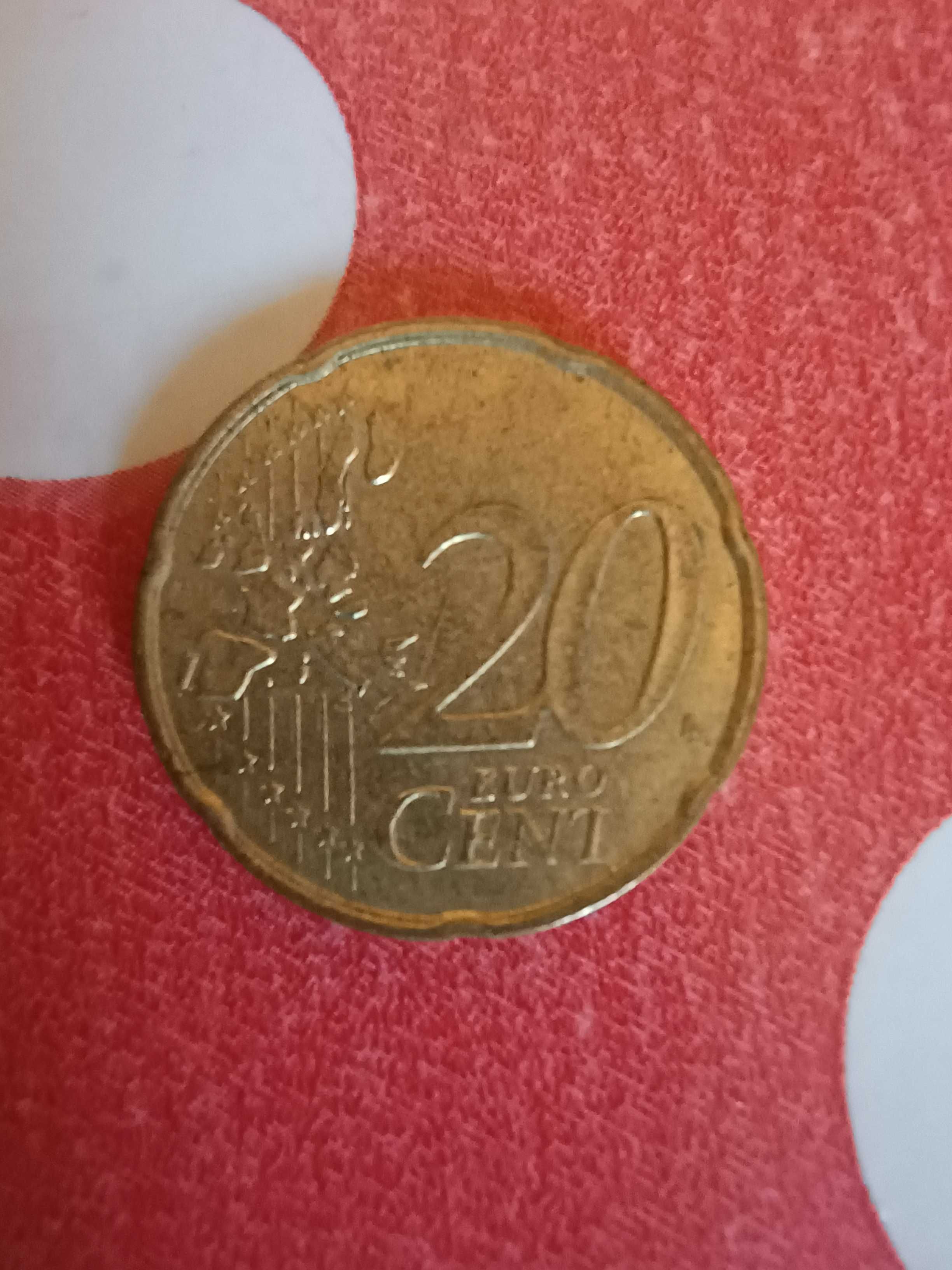 de vanzare 2 monezi rare respectiv da 20 si 10 eurocenti