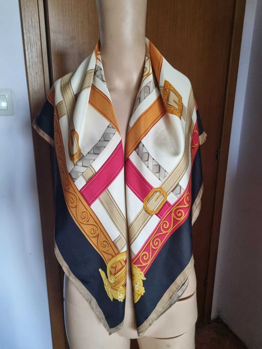 Копринен шал Trussardi