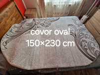 Set Covor oval cu 2 traverse