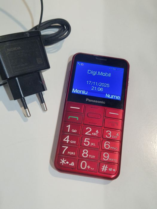 Super telefon cu butoane cu încărcător