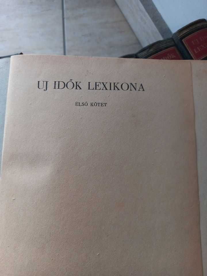 Vind 9 volume din UJ IDOK LEXIKONA editia 1936