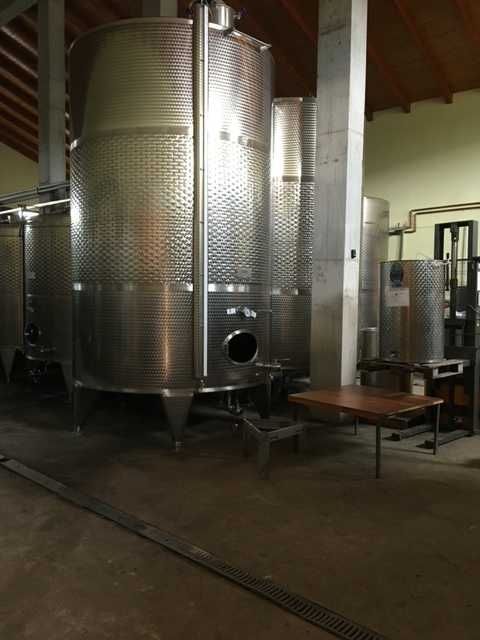 Rezervoare/cisterne stocaj vin 15000litri marca Gortani, inox Aisi 304