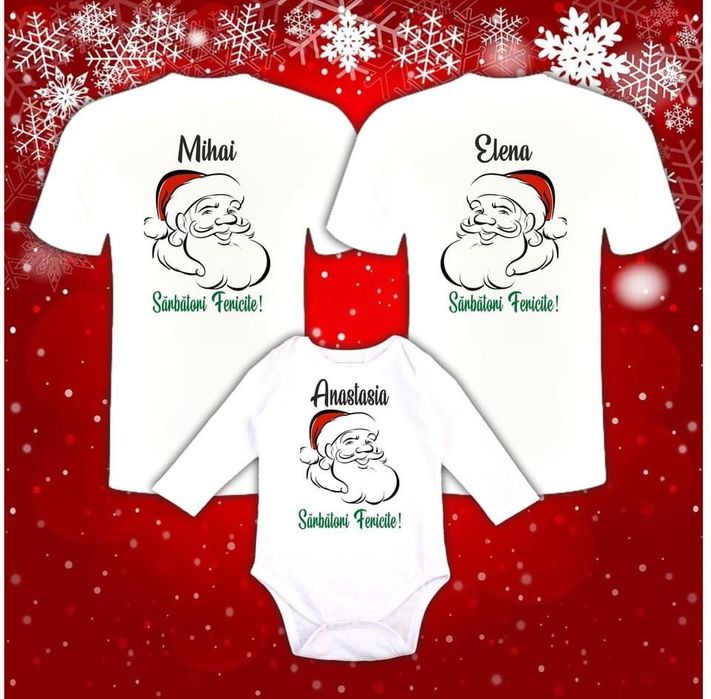Cadou Crăciun Tricouri Personalizate