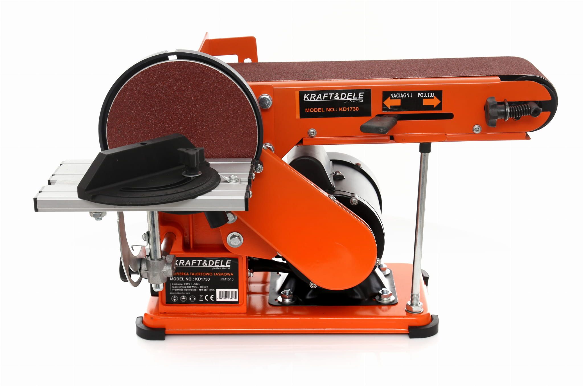 Masina de slefuit cu banda 600W , Kraft&Dele KD1730