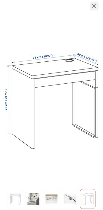 Стол Ikea Mikke ( Икеа Микке ) почти новый