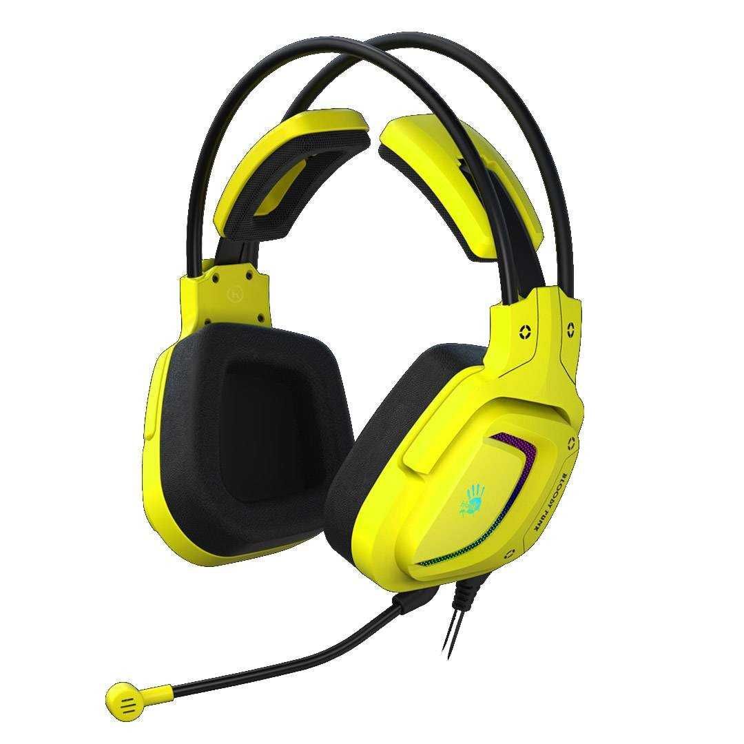 Игровые наушники Bloody G575 PUNK YELLOW