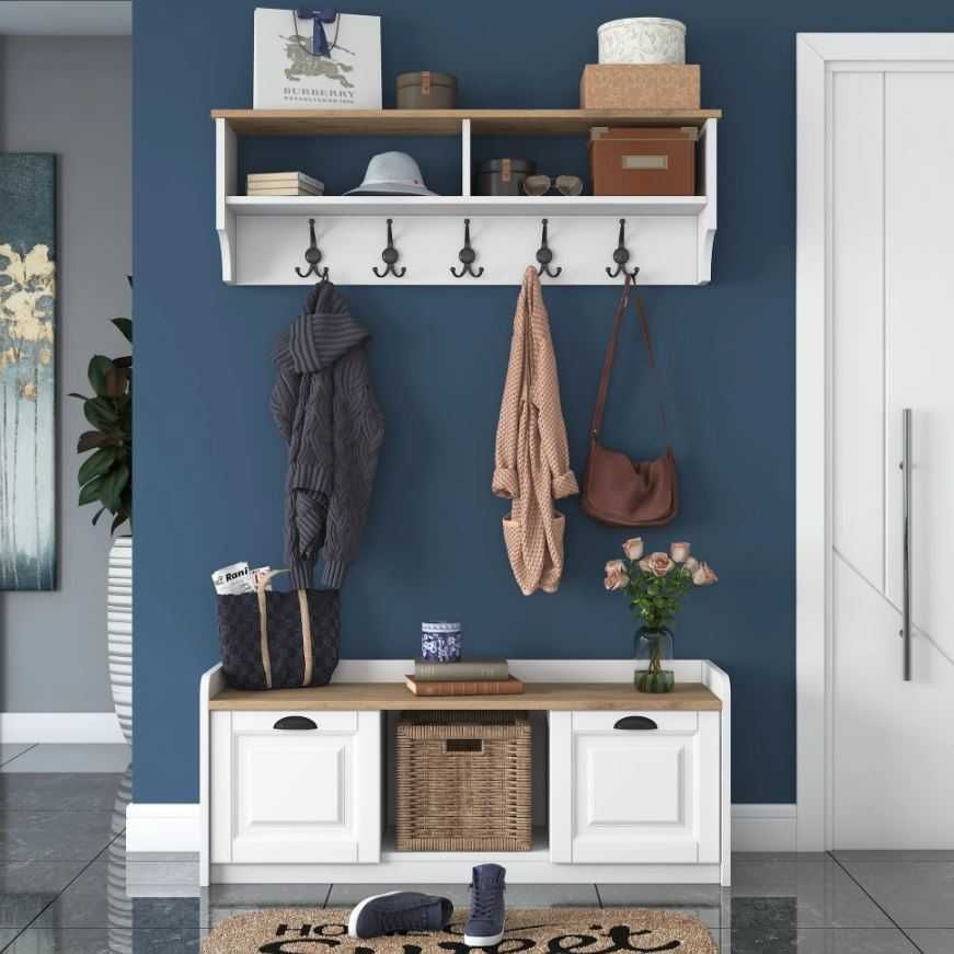 Комплект за Антре, Шкаф за обувки и Закачалка Puzzle-home, Промо!