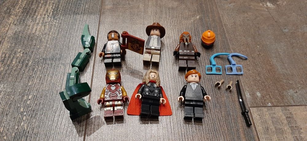 Lego фигурки Star Wars Marvel Harry Potter